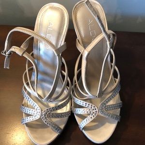 Silver Aldo High Heel